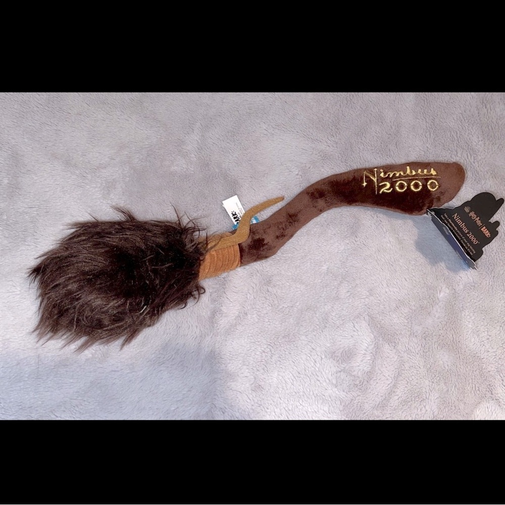 Harry Potter nimbus 2000 broomstick dog toy